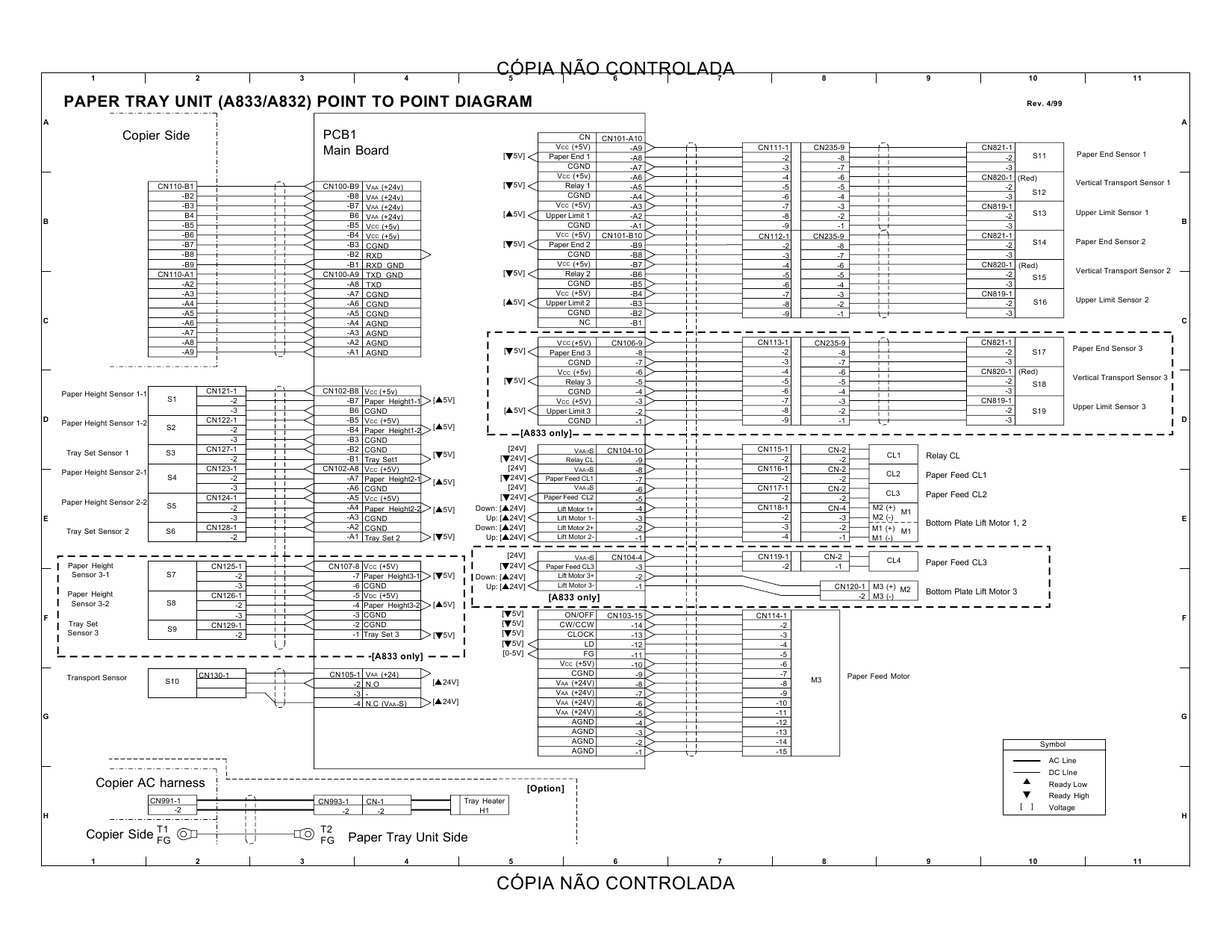 RICOH Aficio 3506 4506 3006 4006 4106 A258 A259 A260 B017 B018 Circuit Diagram-3